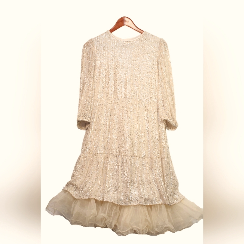 Julia Jordan just below knee dress with matching petty skirt